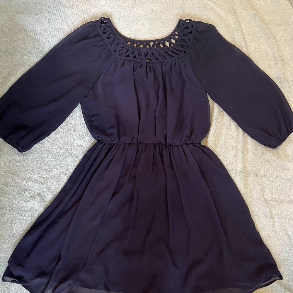 Navy Short Blue Dress